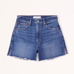 CURVE LOVE ABERCORMBIE 4 INCH SHORT - DISTRESSED